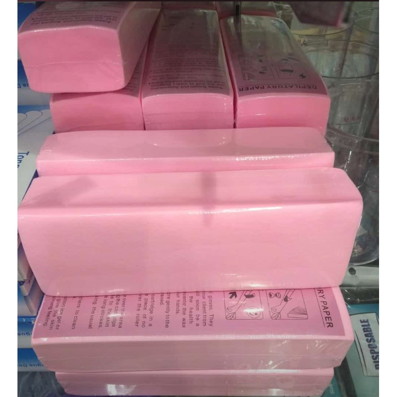 

RB Kertas Wax Sheet Super 100 pcs / Depilatory Wax Paper Sheet 100pcs