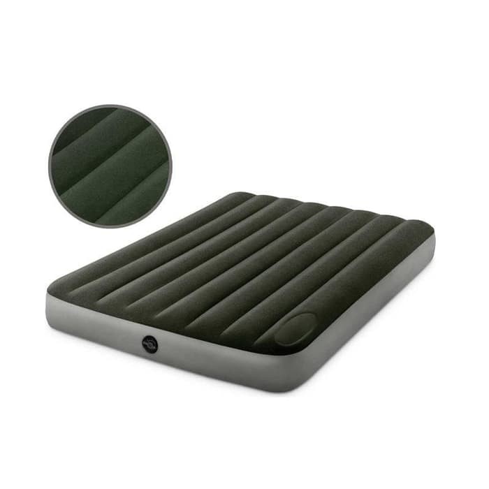 TERMURAH Intex Durabeam Double Pompa Kaki Injak Built in Foot Pump Kasur  Sedia Mainan TERLENGKAP