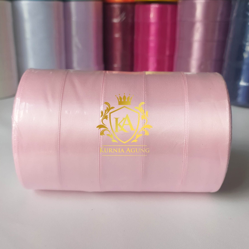 Pita Satin Eagle impor Taiwan Ukuran 2.5cm / 1 Inch souvenir kado murah Dijual Per Roll