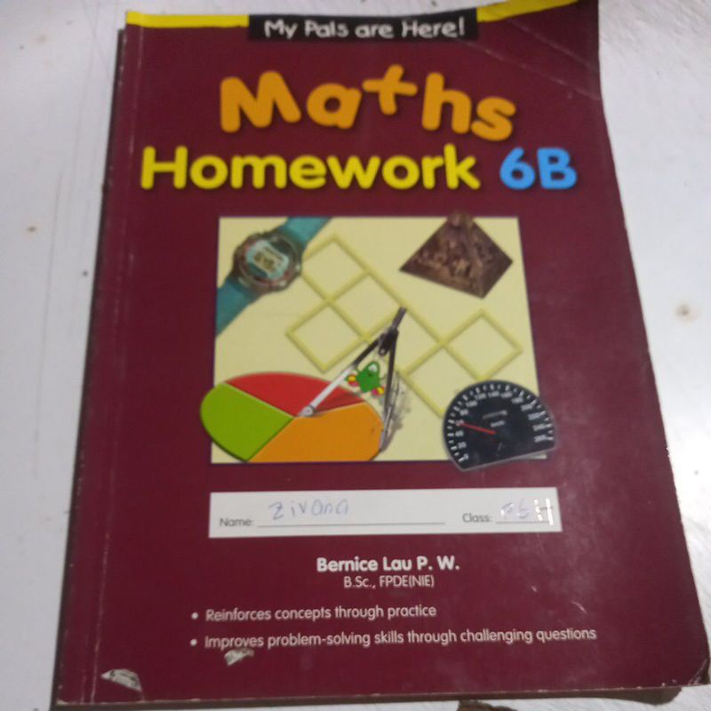 My Pals are Here MATHS Homework 6B