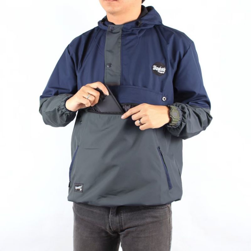 Jaket cagoule kombinasi WANGKERS