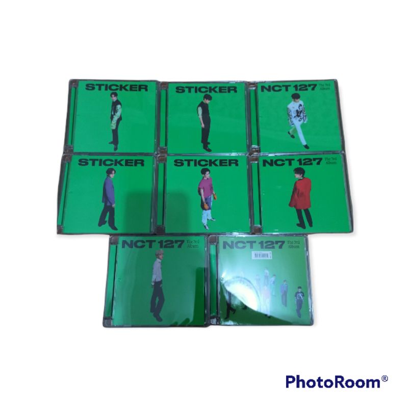 [READY INDO SIAP KIRIM] JEWEL CASE ONLY ALBUM ONLY NCT 127 STICKER ALBUM GROUP TAEIL TAEYONG JOHNNY 