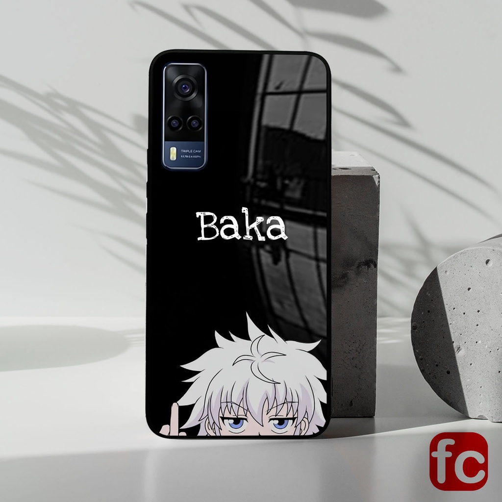 Case Kilau Vivo Y51a | Y53s | Y51 2020 | Casing Glossy | Pelindung Hp | Motif Anime