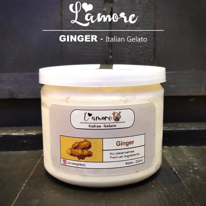 

Ginger Gelato By Lamore - 250 Ml Ready Stok