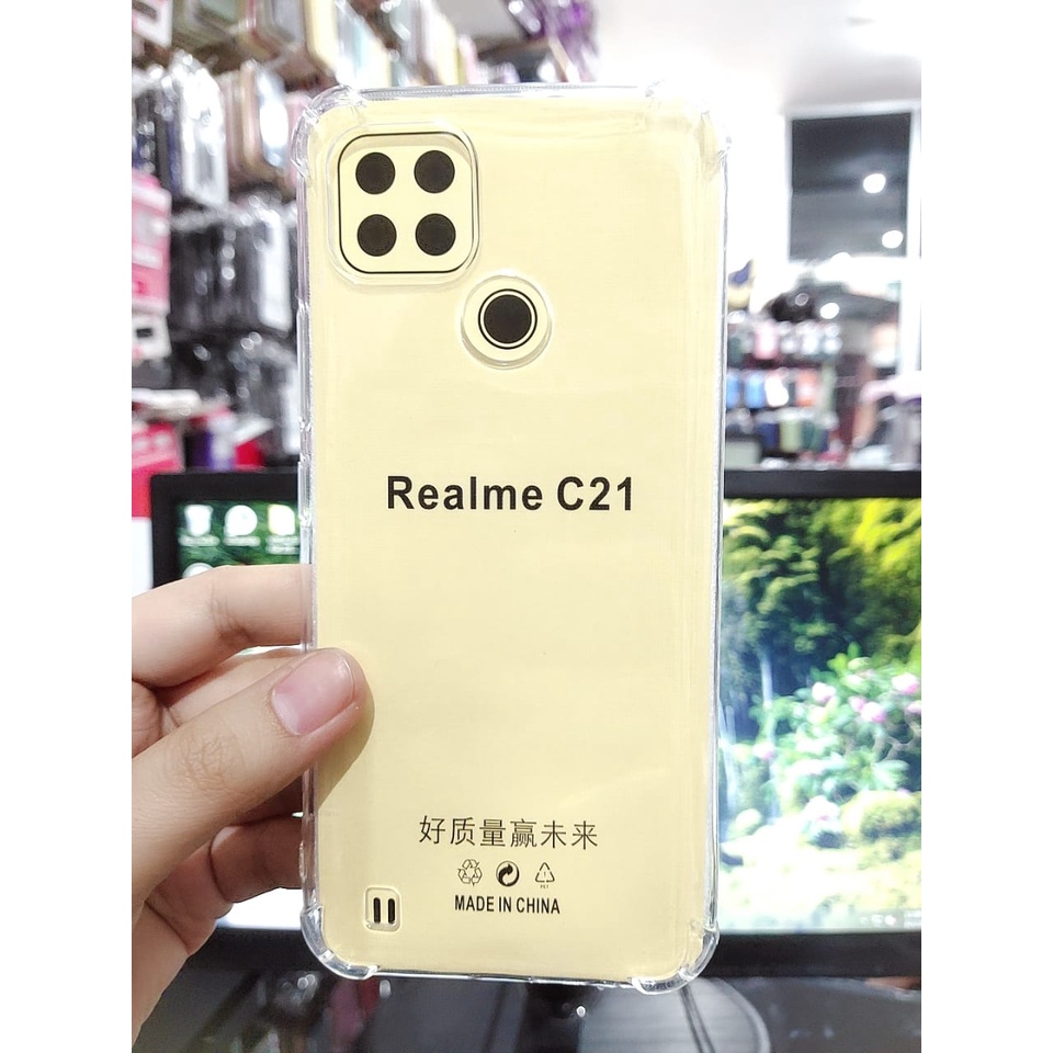 Anti Crack Realme C21 6.5 inch Soft Case Anti Shock Jelly Tahan Benturan