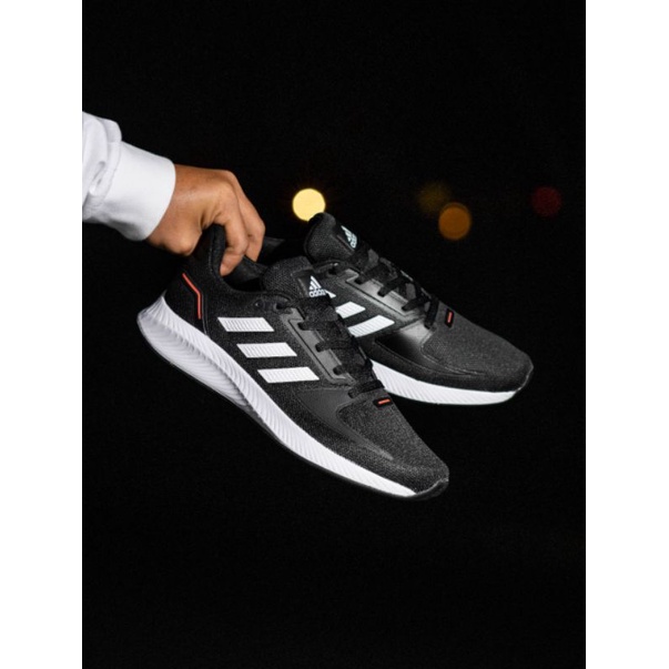 Sepatu Ads Run Falcon Black White Original OEM Sepatu Running Pria