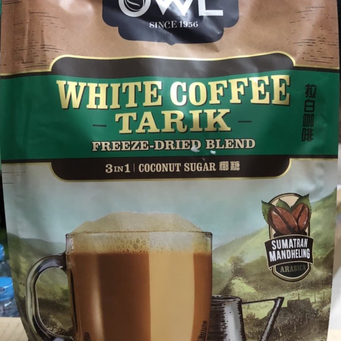 

OWL-WHITE COFFEE TARIK 3in1 coconut sugar