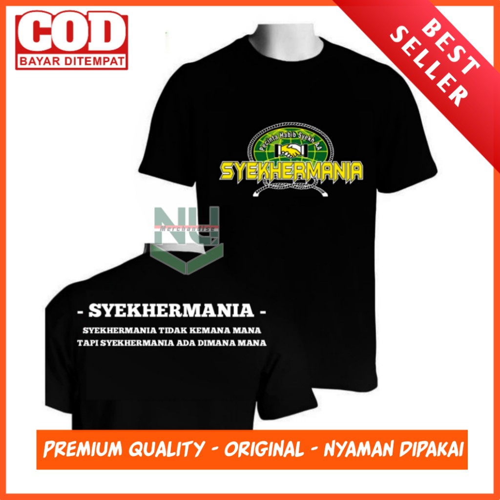 Kaos Syekhermania Logo / Kaos Syekher  / Kaos Habib Syekh Habib Syech Murah