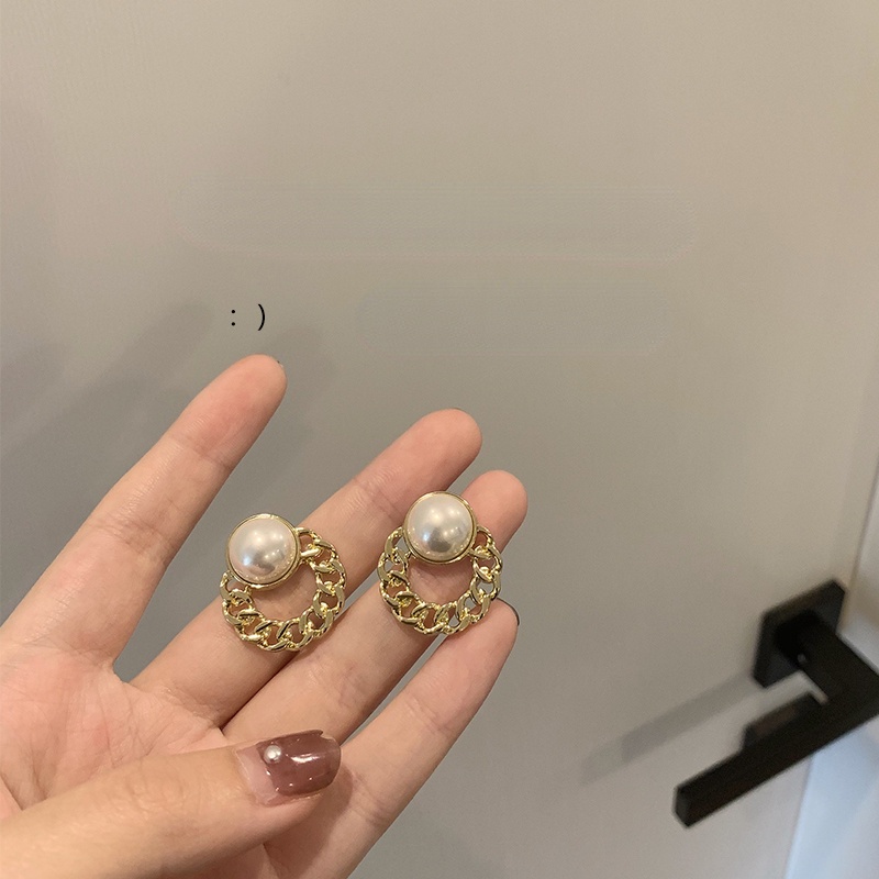 Anting Tusuk Lapis Emas Gaya Vintage Untuk Wanita