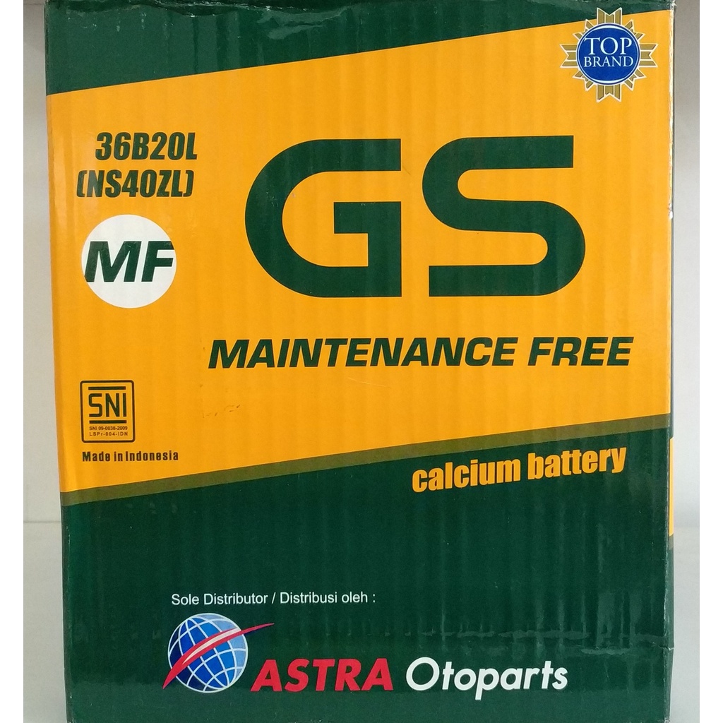 AKI/ ACCU MOBIL KERING GS astra NS40ZL - MF