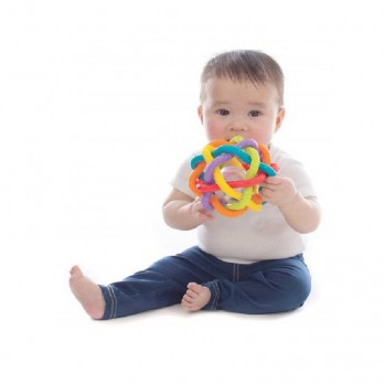 Playgro Mainan Rattle Bendy Ball 6m+