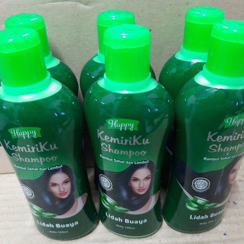 Happy Kemiriku Shampo Uban Penghitam Minyak Rambut Kemiri Penebal Rambut Anti Rontok 100ml Happy Shampo Lidah Buaya // Happy Hair Tonic Hair Lotion Penumbuh Rambut Anti Rontok Tipis Rambut Happy Minyak Zaitun Minyak Pijat Alami Natural