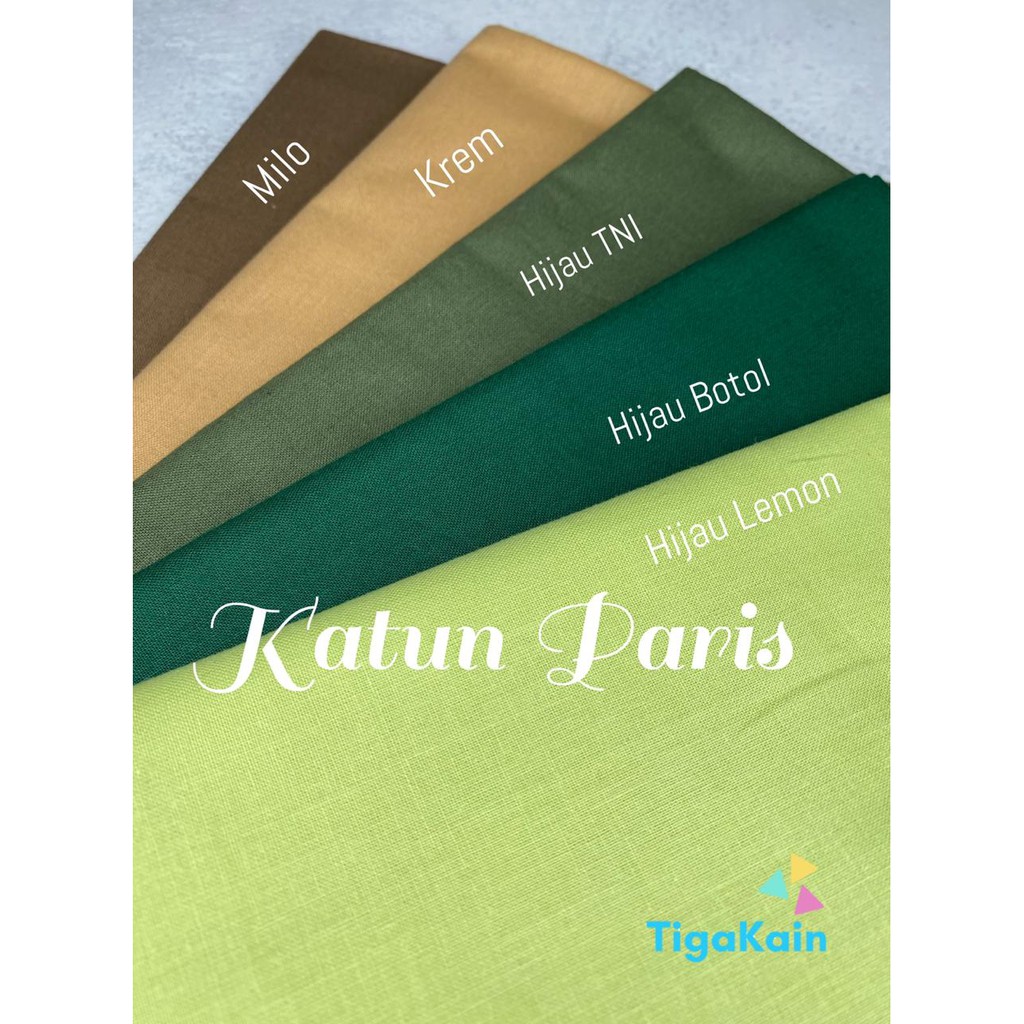 0.5 Meter Bahan Katun Paris Kain Katun