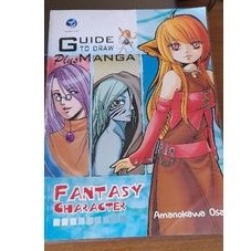guide to draw manga plus fantasy character buku book
