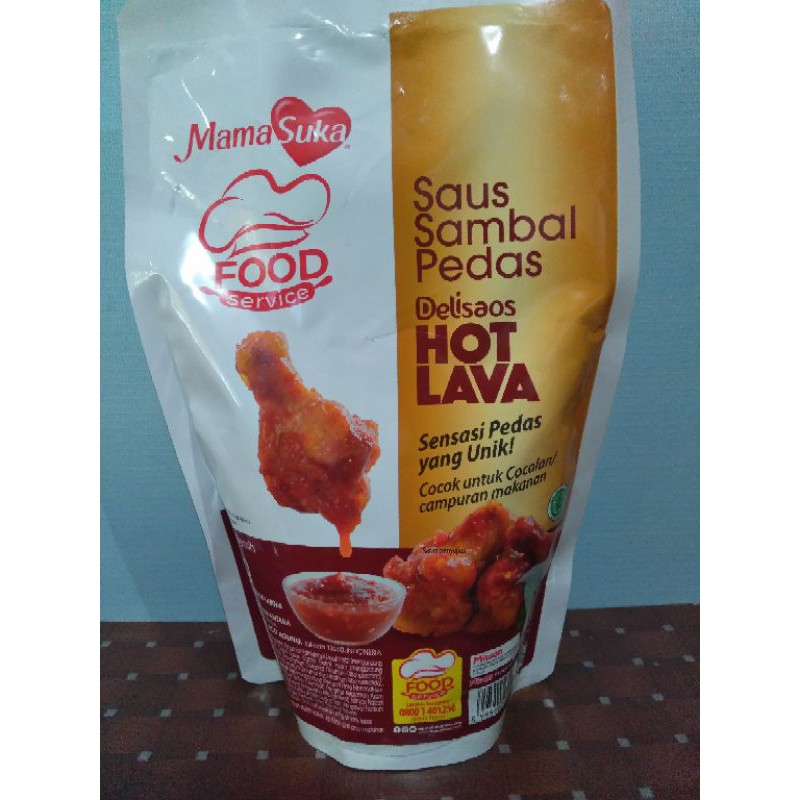 

MamaSuka Delisaos Hot Lava enak murah packing ori 1kg