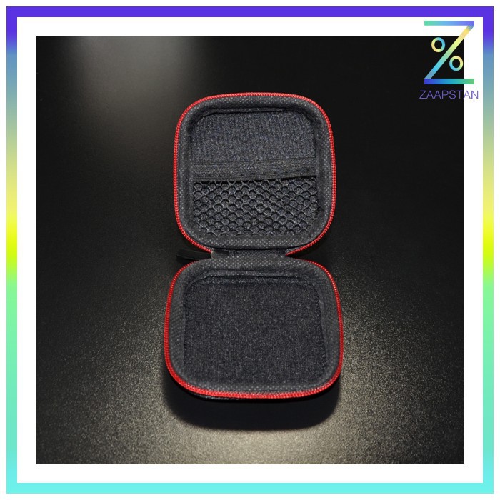 Knowledge Zenith Case Earphone EVA - B001 - Black/Red