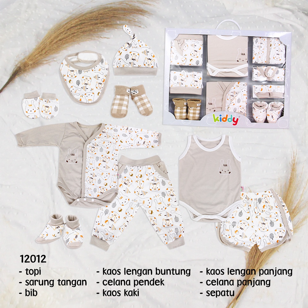 Kiddy Baju Set Bayi / Baby Gift Set / Hampers Bayi Besar / Kado Bayi / Kado Lahiran / Motif Landak Dan Bunny