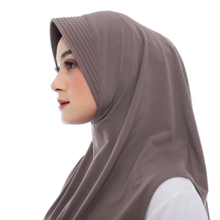 JILBAB BERGO HAMIDAH JERSEY HIGH QUALITY | HIJAB SPORT M | KERUDUNG JERSEY PREMIUM –PDG.15Jl22ᴸ