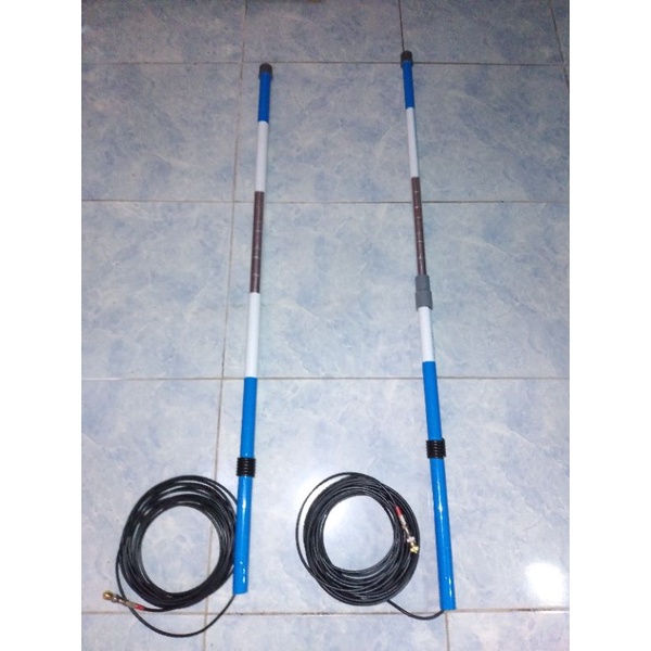 ANTENA HT FLOWER POT DUALBAND KABEL RG 58 PANJANG 20 METER