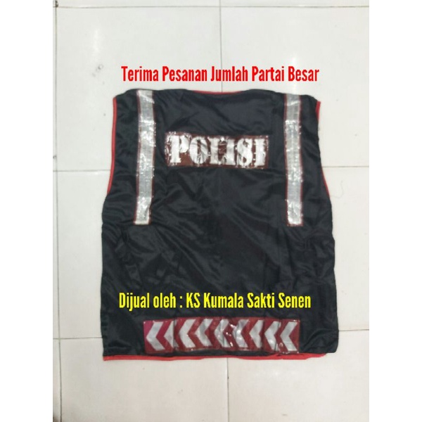 Rompi Polisi Sabhara Paragon Hitam |Kaos Polisi|Topi Polisi|Kopel Polisi|Sabuk Polisi|Wing Polisi|Pangkat Polisi|Monogram Kewenangan Polisi|Sepatu Tunggang Polisi Lantas