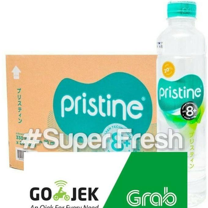 

Pristine water 400 ml x 24 botol + air minum pristine + air alkali