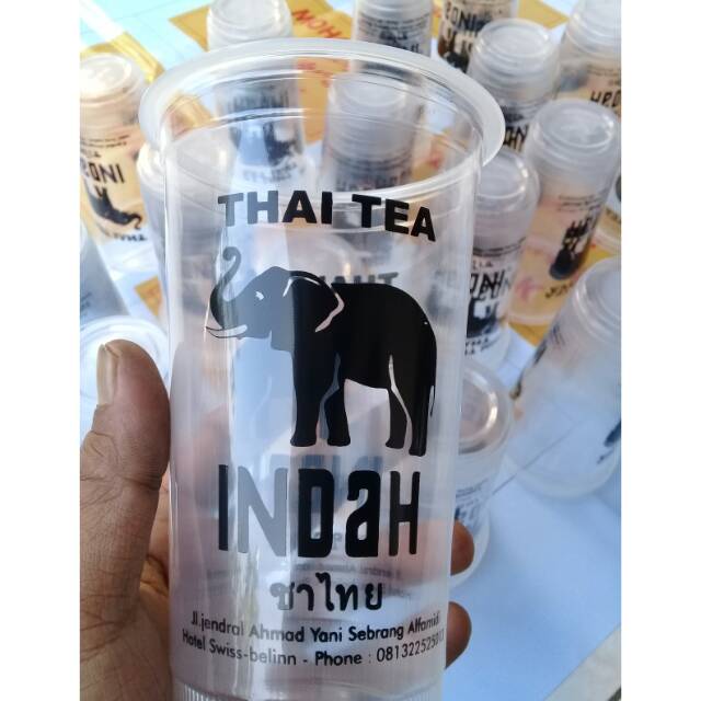 cup sablon 22oz oval