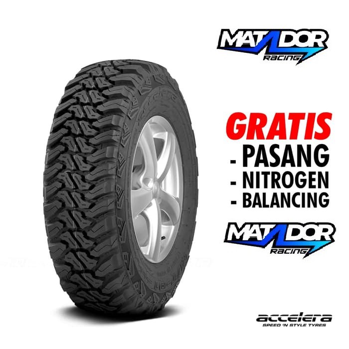 Ban Mobil offroad cakar tanah ACCELERA MT-01 235/75 R15 untuk SUV jeep katana crv