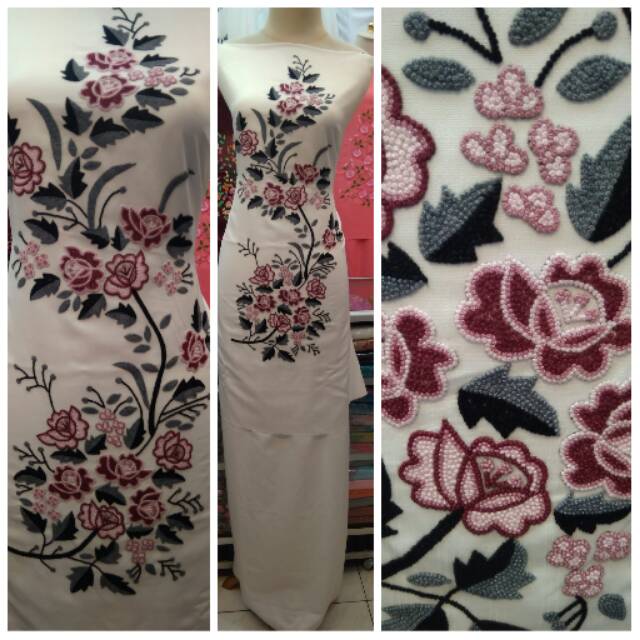 Baju sulam peniti/kapalo samek