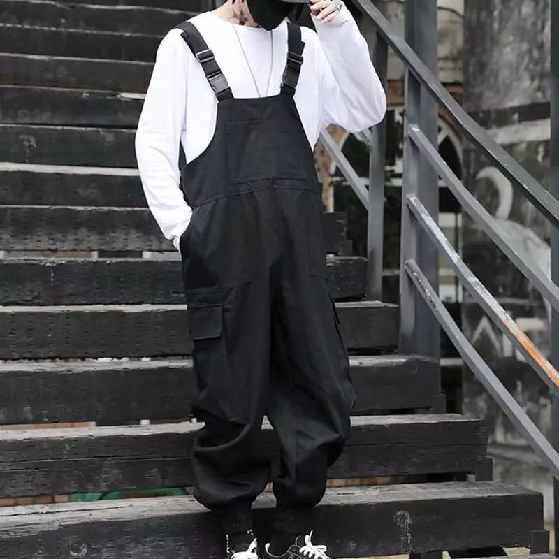 Overall Retro Cargo  Jumpsuit Cargo  baju overall kekinian