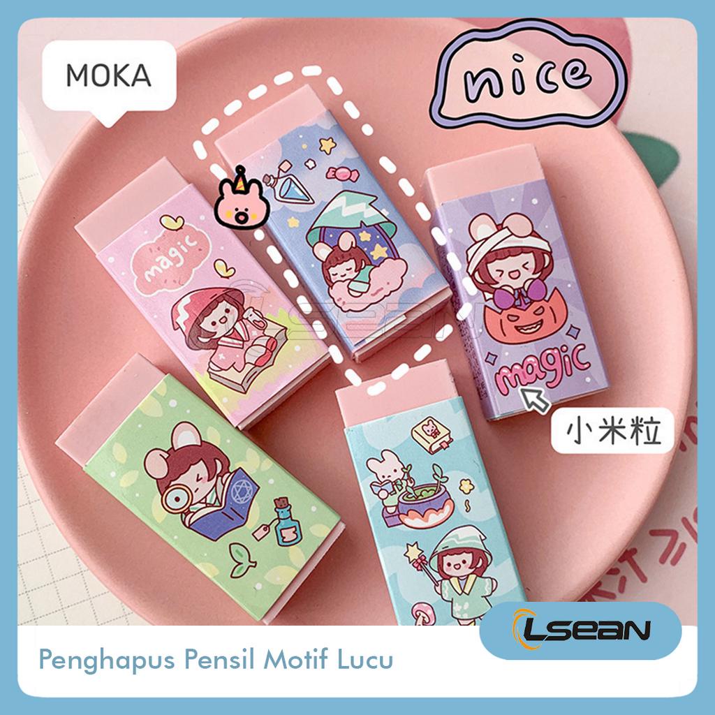 Penghapus Pensil Karet Kotak Lucu Eraser Cute Cartoon Rubber