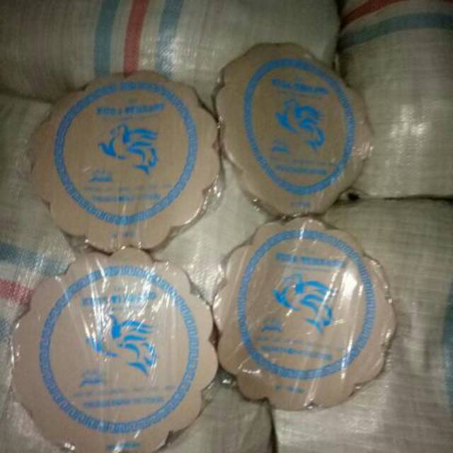 Isi 150pcs Kertas Nasi Coklat Bunga Bulat kembang Alas Piring Lidi Rotan Anyaman Plastik  Bakul