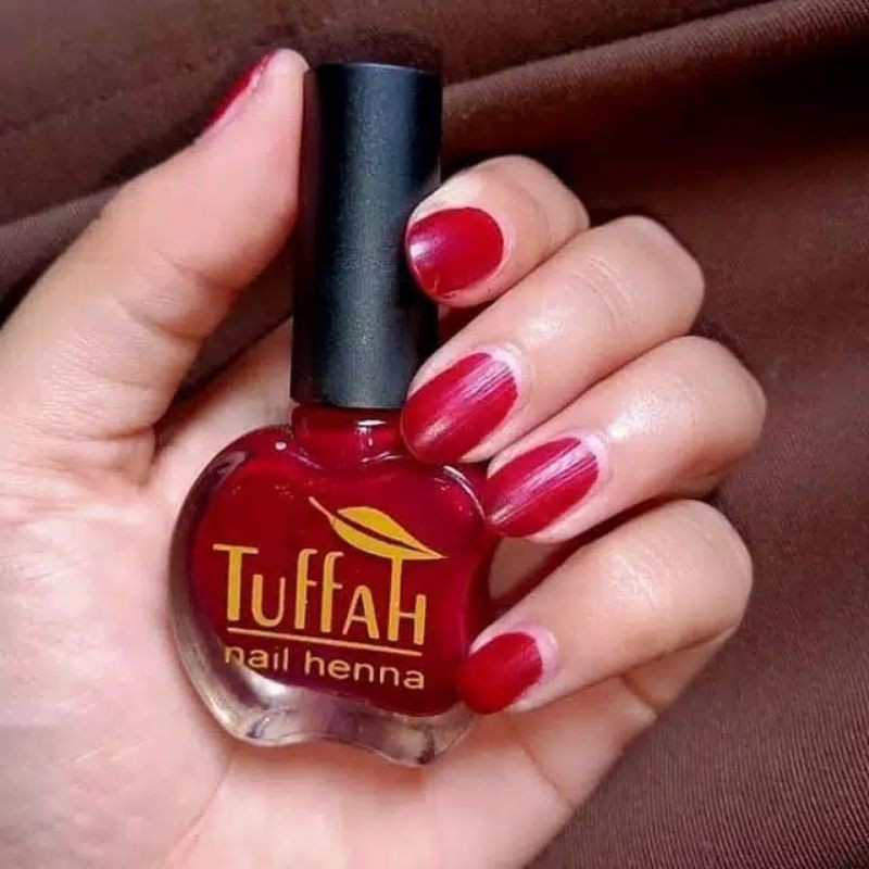 Tuffah nail henna ORIGINAL Grosir Tuffah Kutek Halal 10 ml