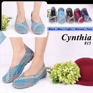 Unik CYNTHIA SEPATU RAJUT   SEPATU ANYAM   CYNTHIA FLAT 815 ORIGINAL Limited