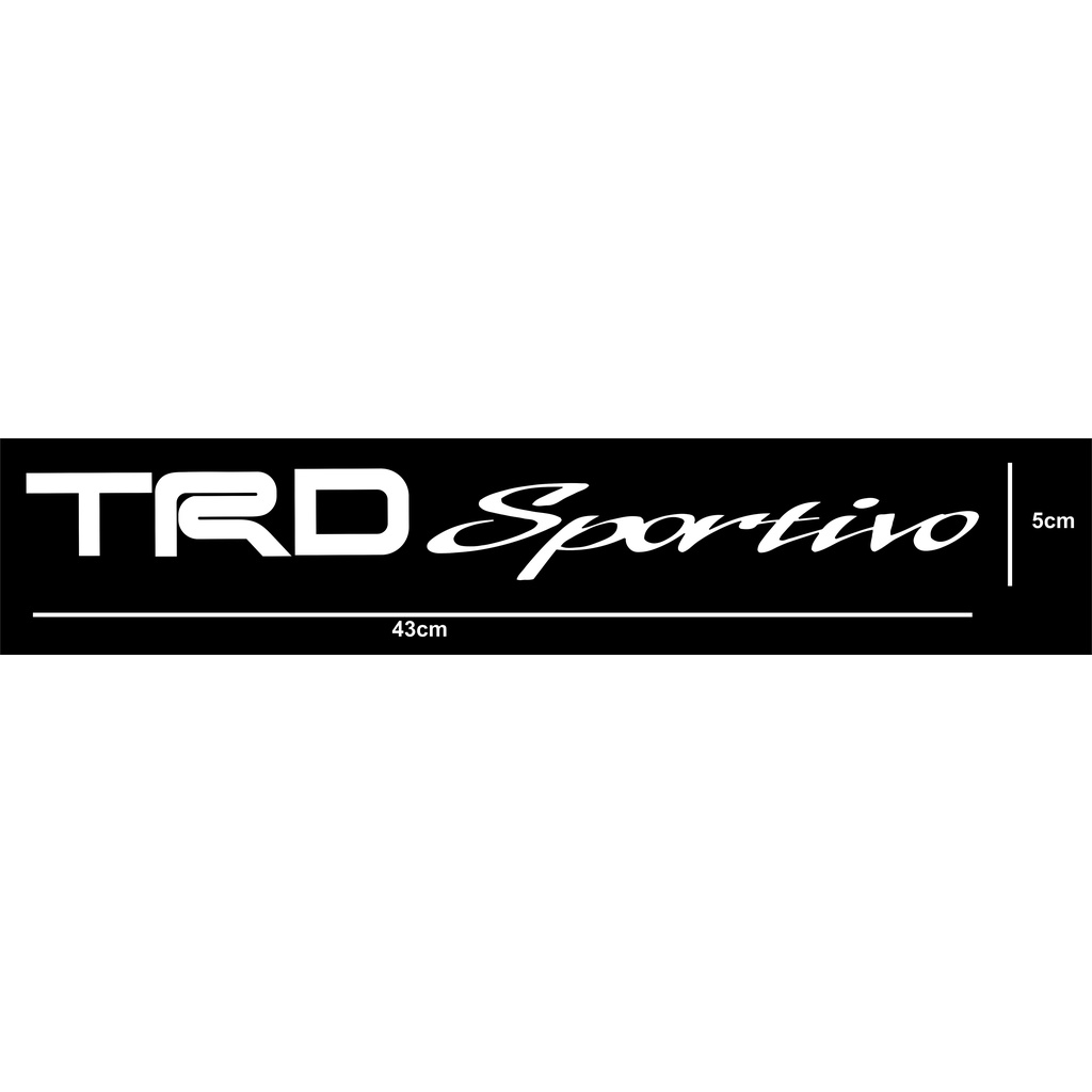 stiker trd sepasang murah