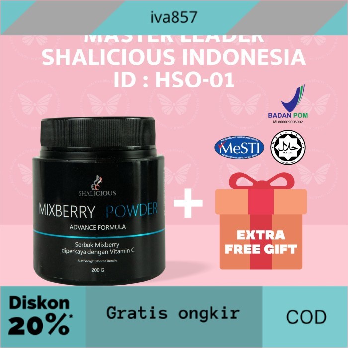 

PROMO Mixberry Powder Advance Original Shalicious GRATIS ONGKIR