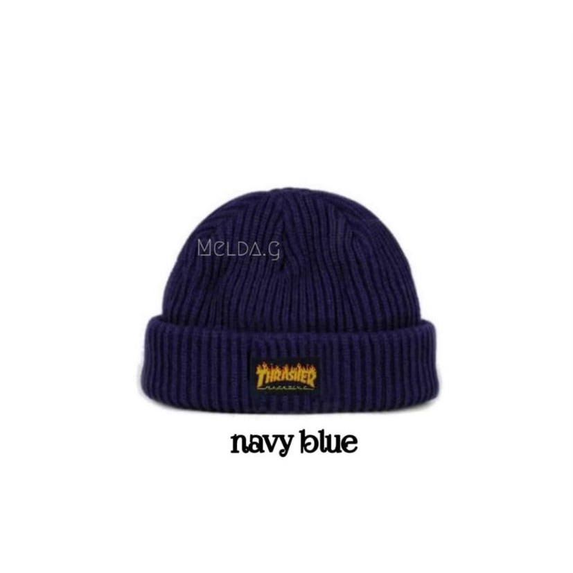 Topi Kupluk Pria wanita Beanie Hat Trasher Distro Trendy