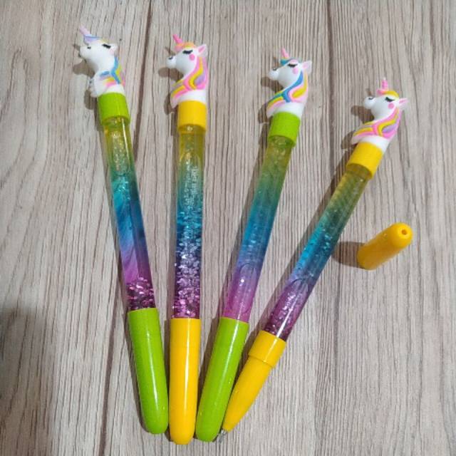 Jual Pen Unicorn glitter Shopee Indonesia