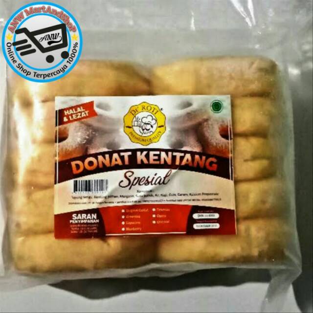 

Donat Kentang De'Roti (isi 10)