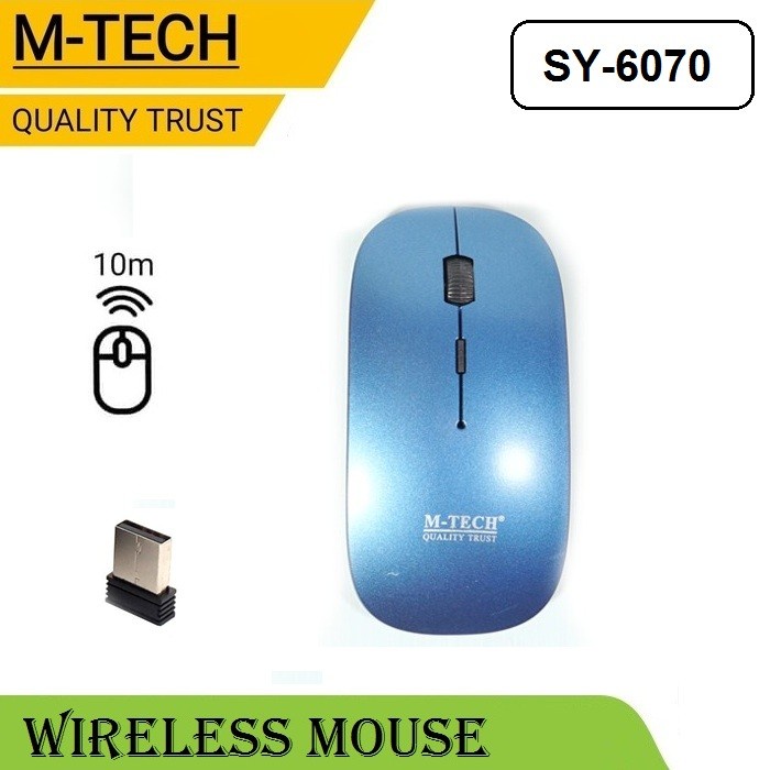 M-Tech Wireless Mouse Slim SY-6070 Original