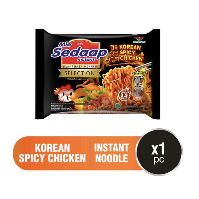 

Sedaap Mie Korean Spicy Chicken 87gr