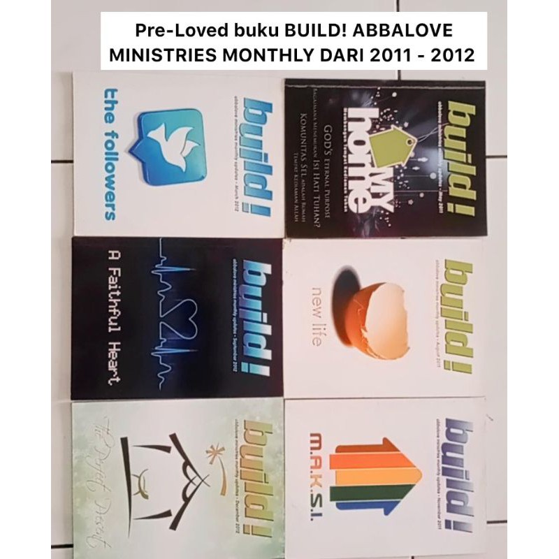 Jual BUKU BUILD ABBALOVE MINISTRIES 2011-2012 - SECOND | Shopee Indonesia