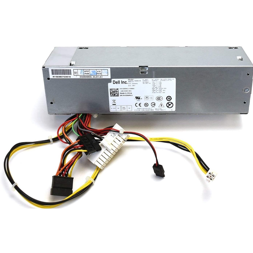 POWER SUPPLY PSU Dell Optiplex 390 790 990 3010 7010 9010 UltraSlim 240Watt ORIGINAL
