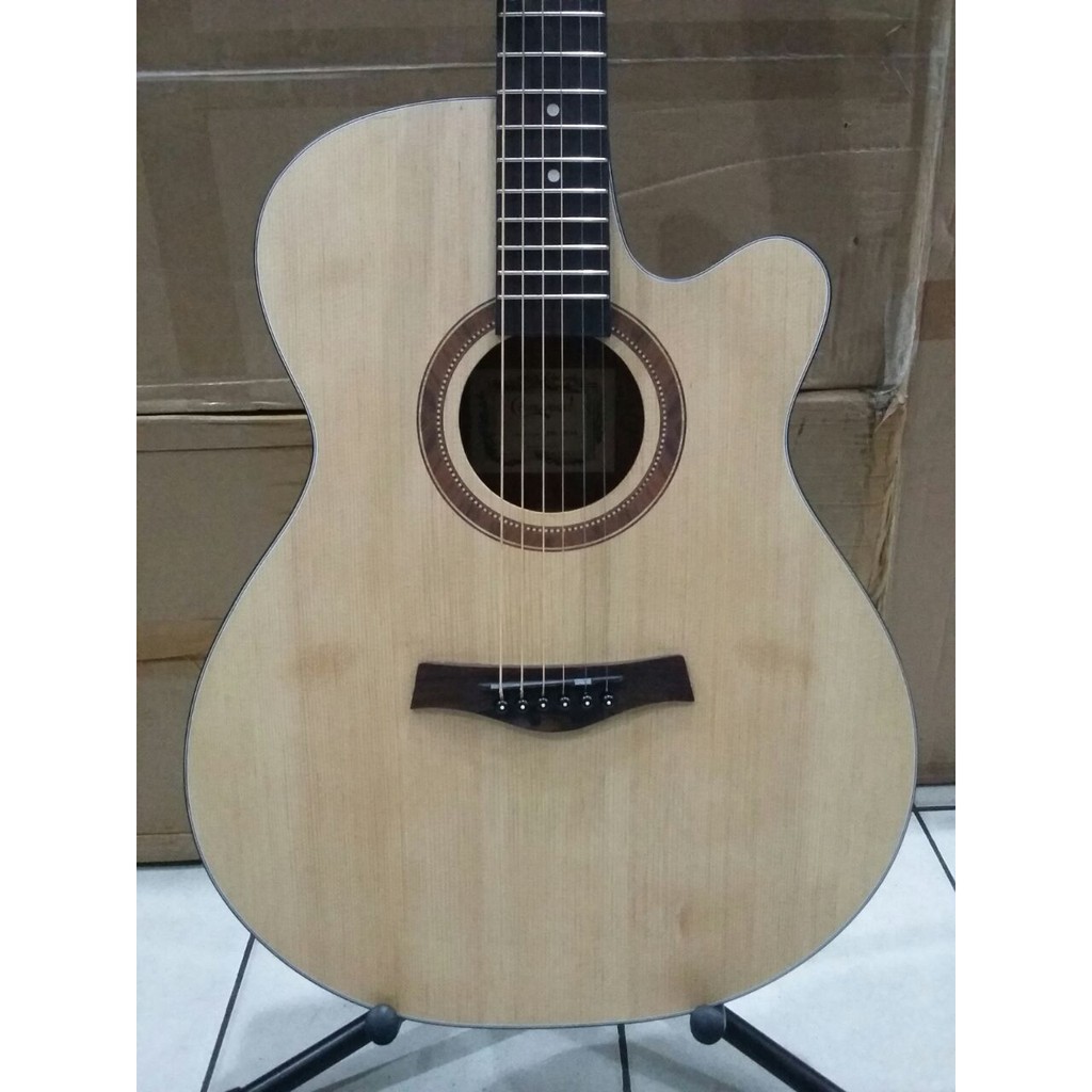 Gitar Akustik Camwood Original Tipe IWC-235 NA Natural Jakarta Murah