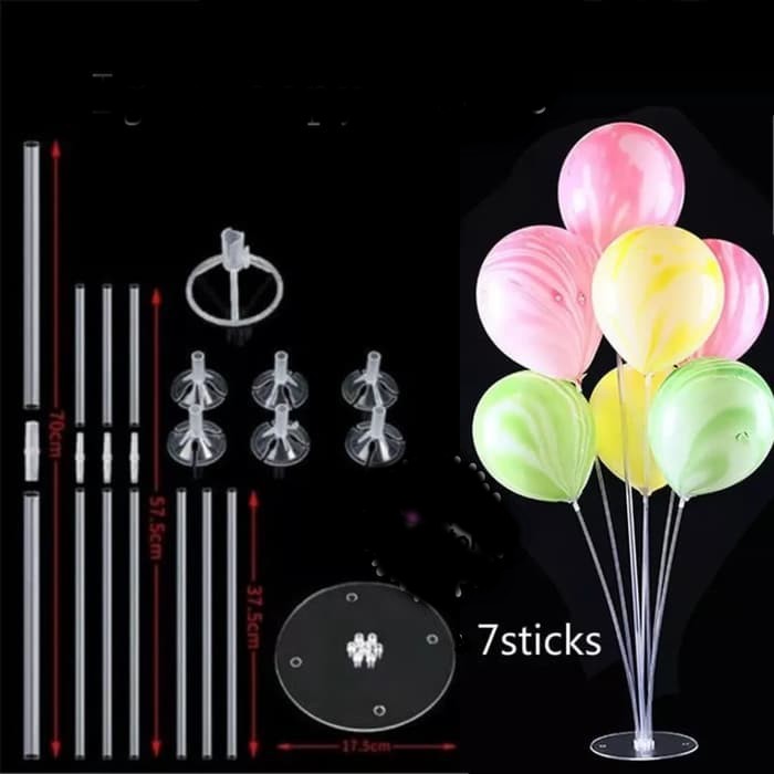 Standing Balon 7pcs /Stand Balon /Dekorasi Balon