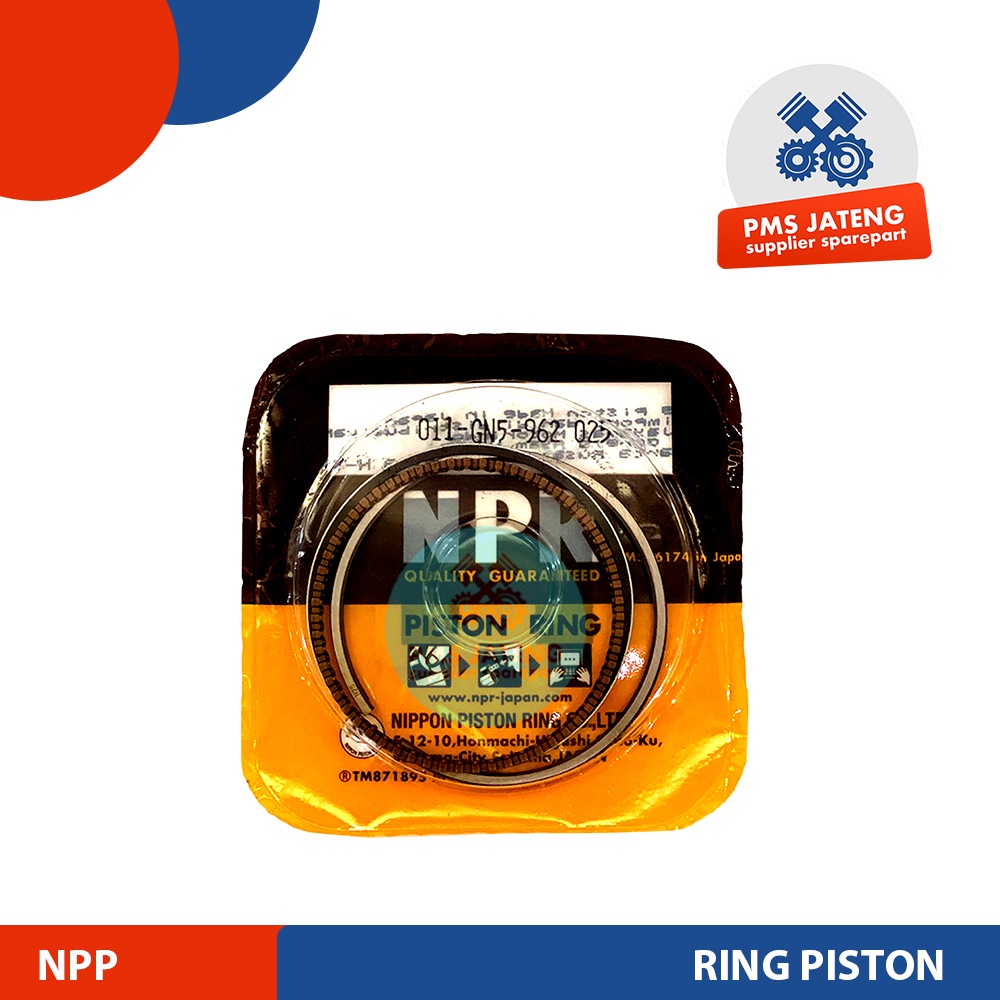 RING SEHER PISTON RING TIGER NEW/MEGAPRO (tipis) NPP