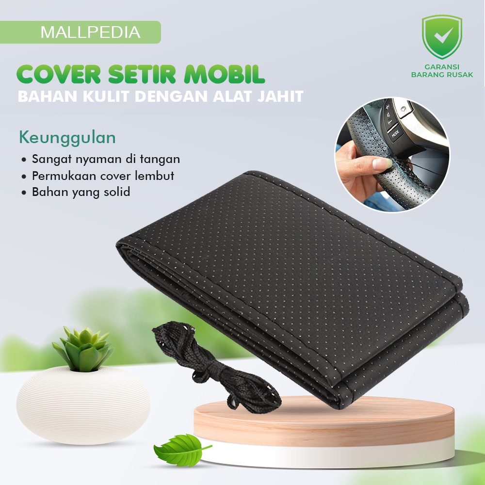 Pro2 Cover Setir Mobil Universal Bahan Kulit Dengan Benang Alat Jahit  MPRO2