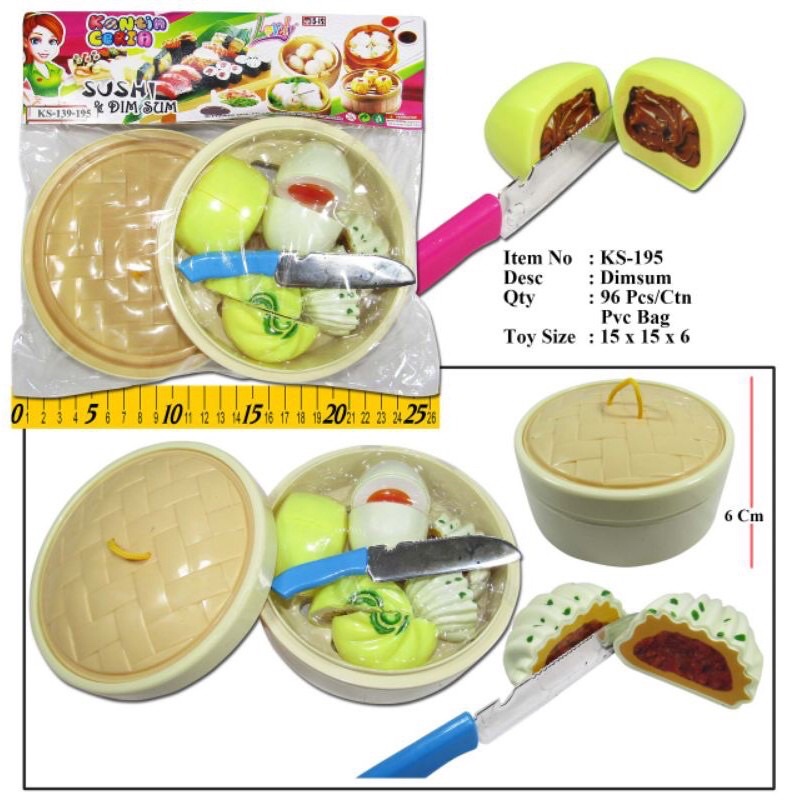 mainan sushi dan dimsum/kantin ceria/dimsum/mainan sushi