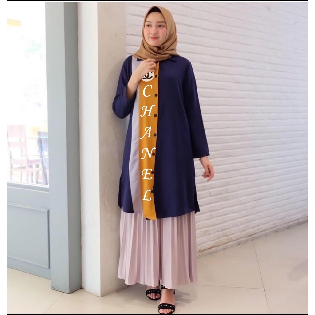 FWG - TUNIK CHAMBI / BAJU WANITA TUNIK / ATASAN TUNIK / DRESS TUNIK