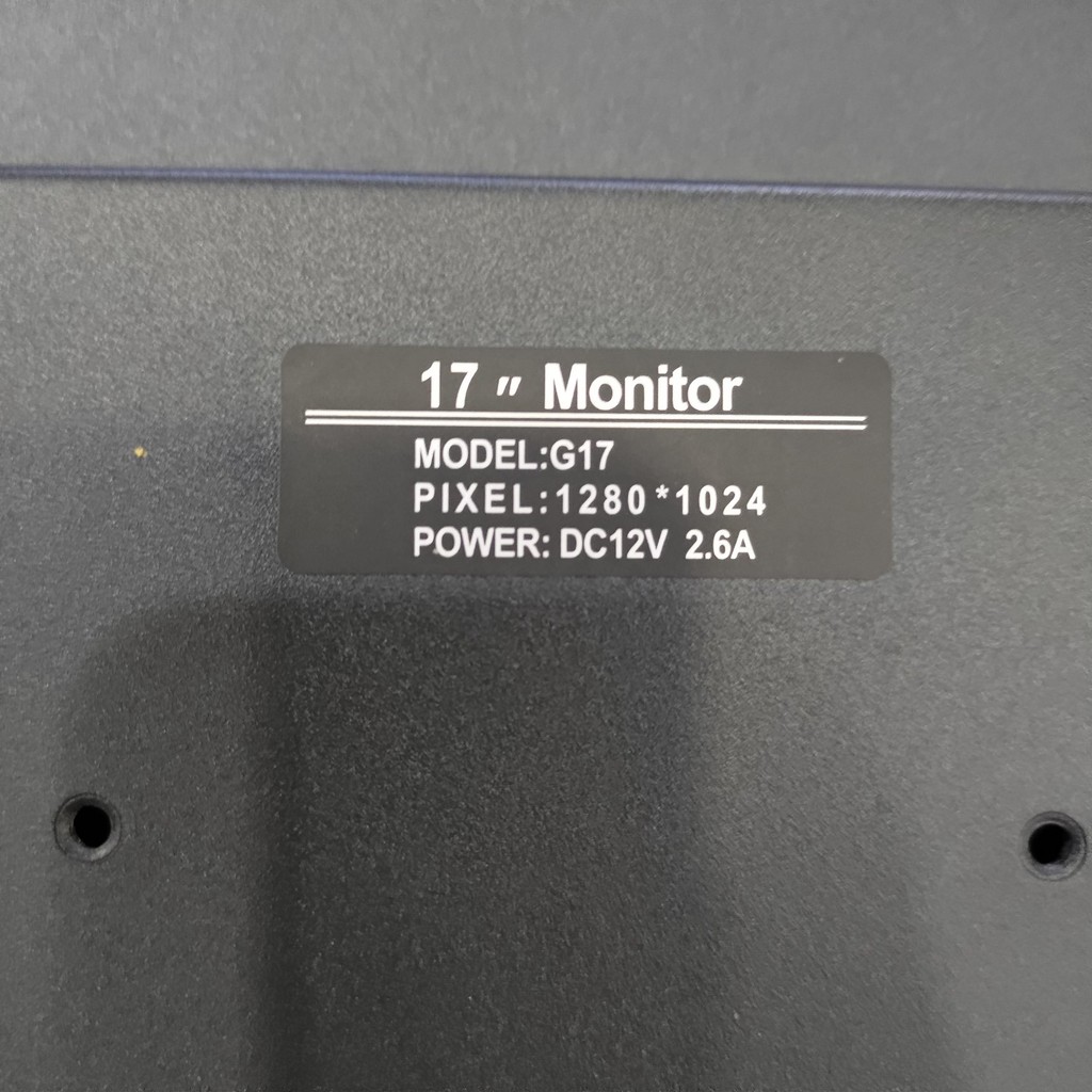 Monitor LCD Kotak TFT G17 17 Inchi Metal AV BNC VGA HDMI USB