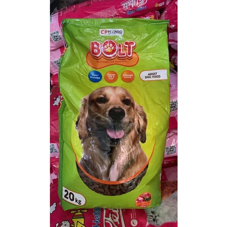 Bolt Dog Lamb 20kg ( GRAB) / Makanan Anjing Bolt Dog Lamb 20kg